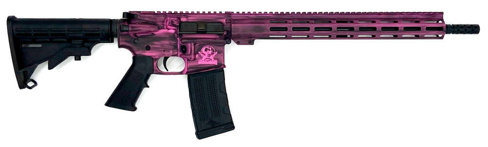 Rifles Long Guns Great Lakes Firearms ZPAP M70 223Rem|5.56NATO GLFA AR-15 223WYL 16 BATTLEWORN PINK 30RD